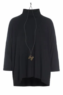 BLUSE M/HALSKETTE