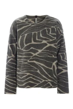 BLUSE RUNDEM AUSSCHNITT