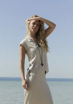 BLUSE V-AUSSCHNITT