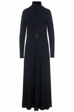 LANGE KLEID W/SCHMUCK
