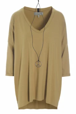 OVERSIZED BLUSE V-AUSSCHNITT