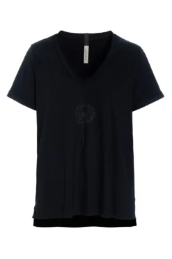 V-NECK TEE FLOWER