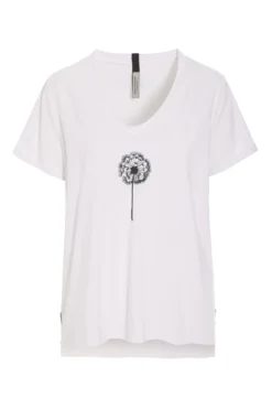 V-NECK TEE FLOWER
